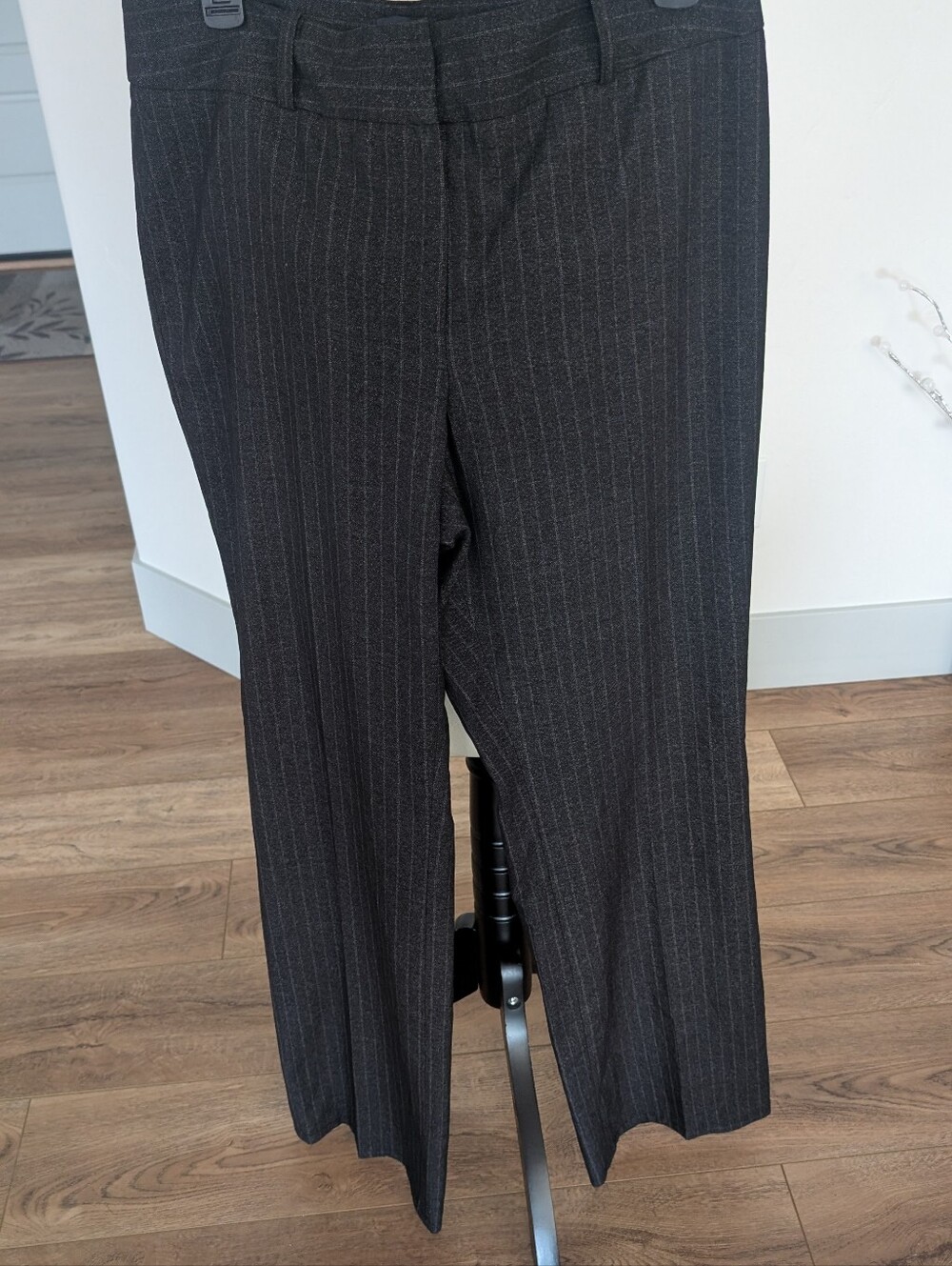Women's Pinstripe Dress Pants Brown